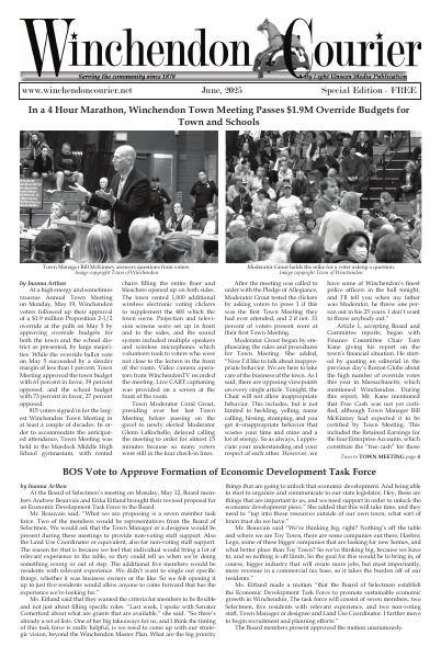 The front page, June 2025
